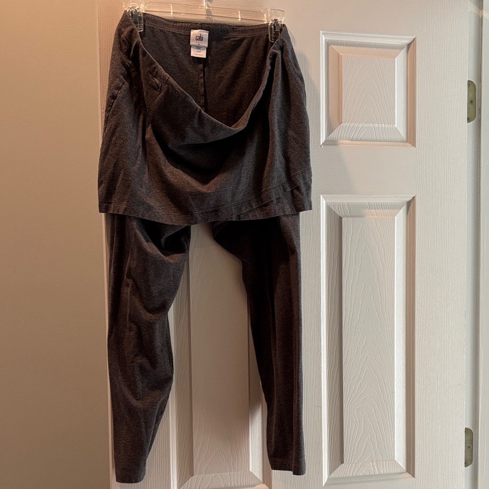 CAbi Charcoal Skirted Leggings